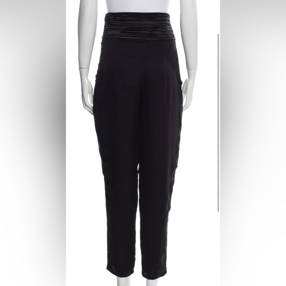 NWT Chanel FW2019 Black Silk High Waist Pants - Picture 3 of 5